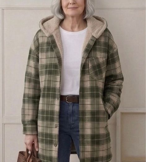 Piper™ | Camisa-Chaqueta de Franela con Capucha