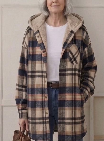 Piper™ | Camisa-Chaqueta de Franela con Capucha