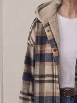 Piper™ | Camisa-Chaqueta de Franela con Capucha