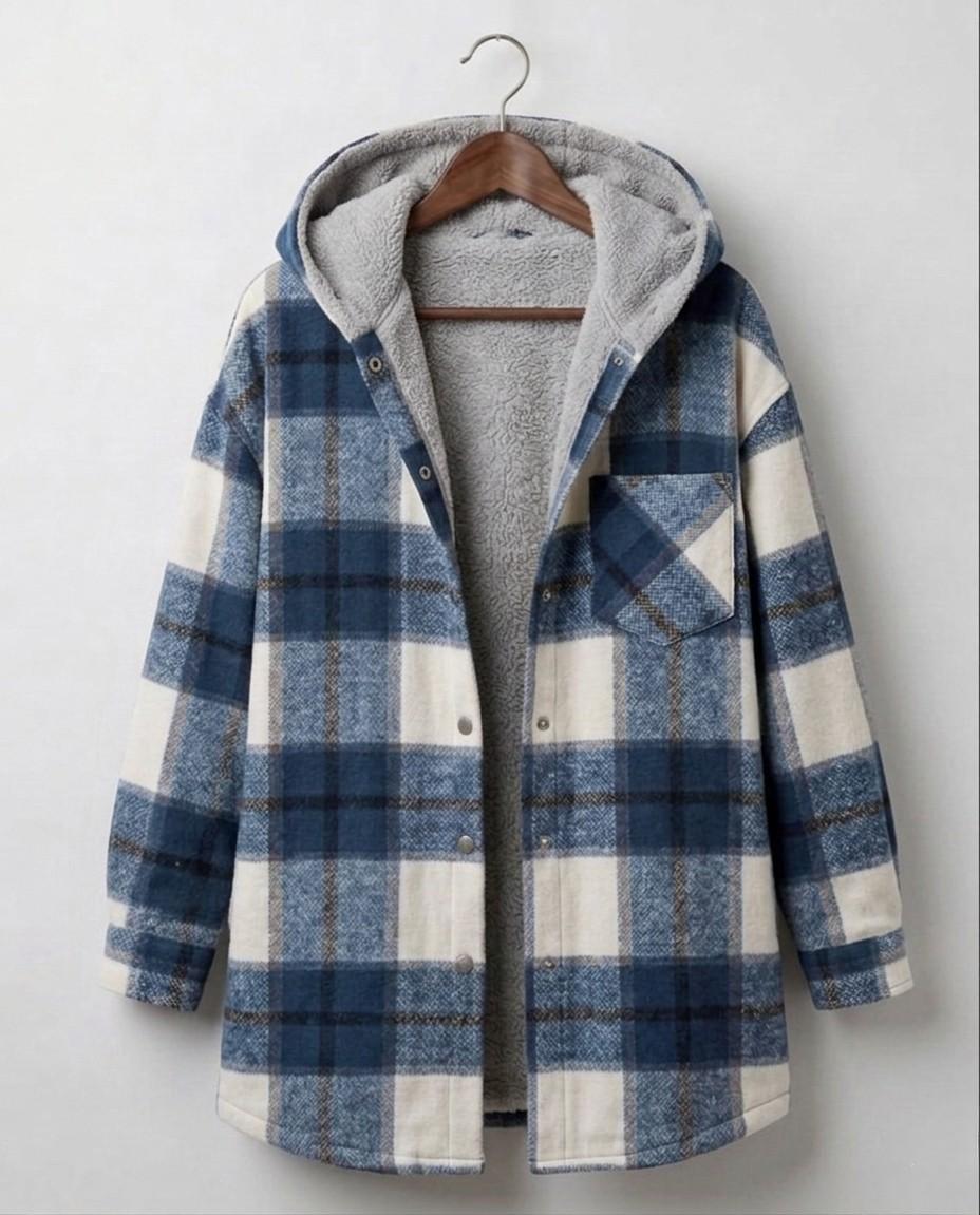 Piper™ | Camisa-Chaqueta de Franela con Capucha