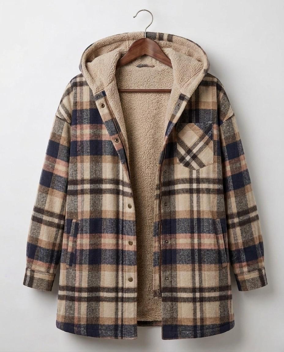 Piper™ | Camisa-Chaqueta de Franela con Capucha