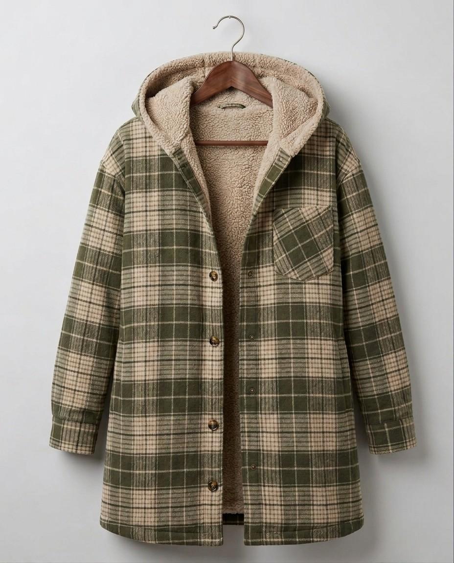 Piper™ | Camisa-Chaqueta de Franela con Capucha