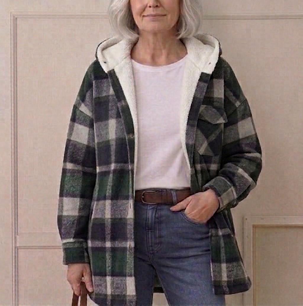 Piper™ | Camisa-Chaqueta de Franela con Capucha