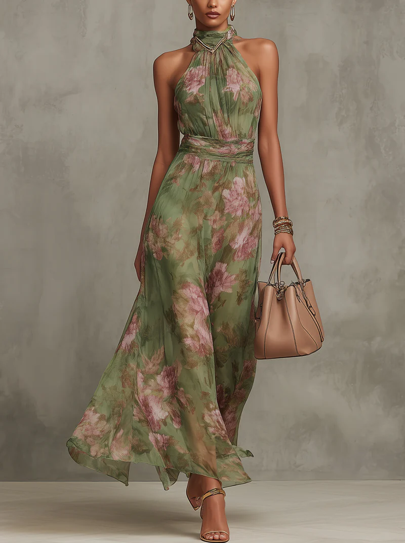 Vestido Aria de Elegancia Botánica