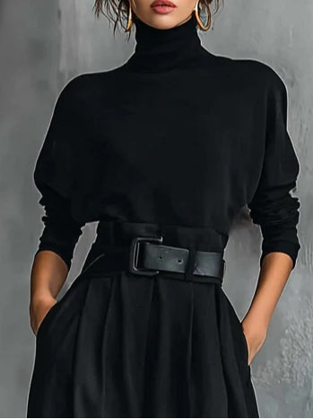 Lisa™ || Conjunto de 2 piezas con cinturón negro