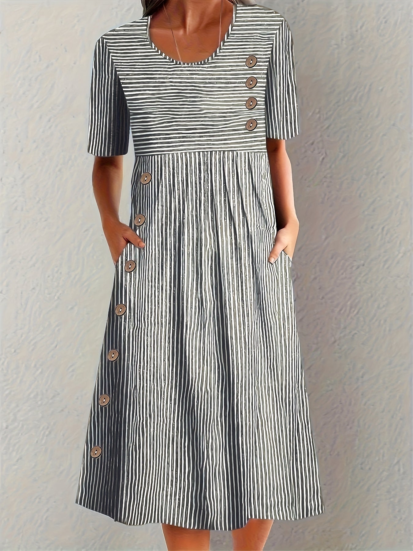 Belle | Vestido de verano a rayas