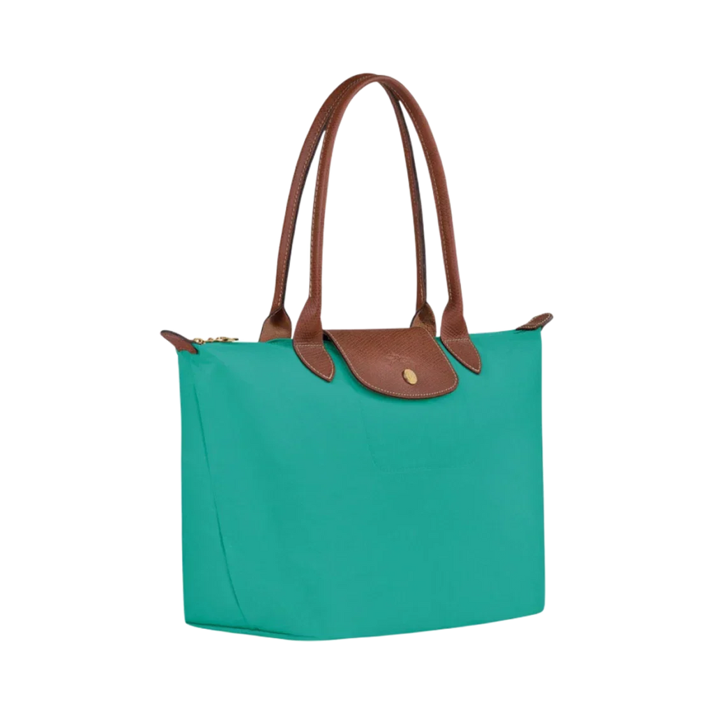 Longchamp - Bolsa Tote Le Pliage Grande, Turquesa
