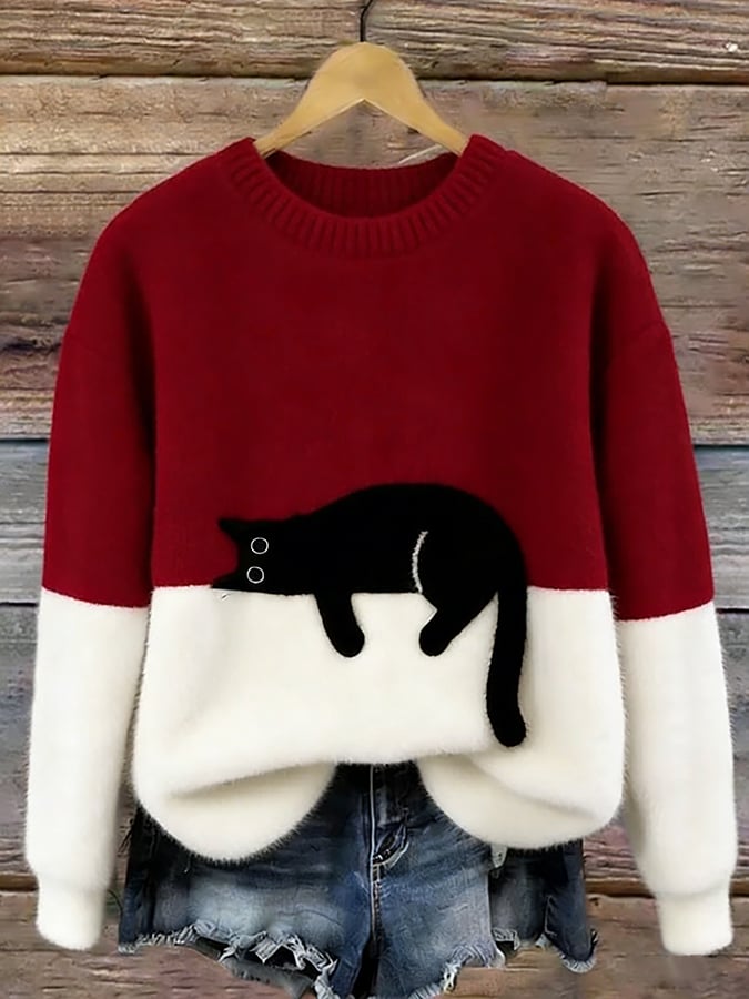 Luna | Sudadera con diseño de gato