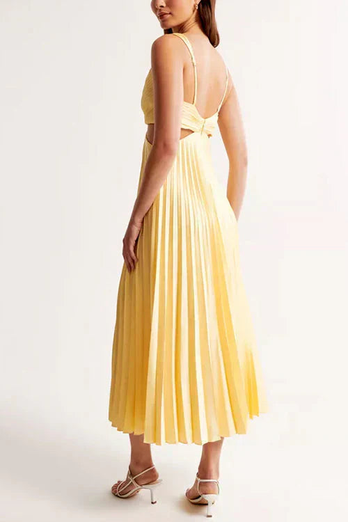 Vestido radiante con nudo