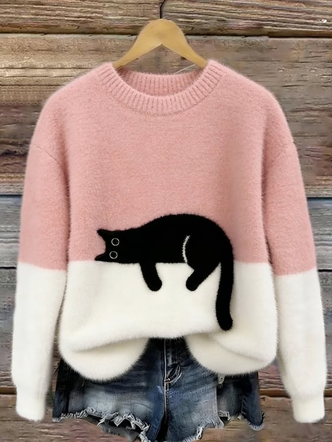 Luna | Sudadera con diseño de gato