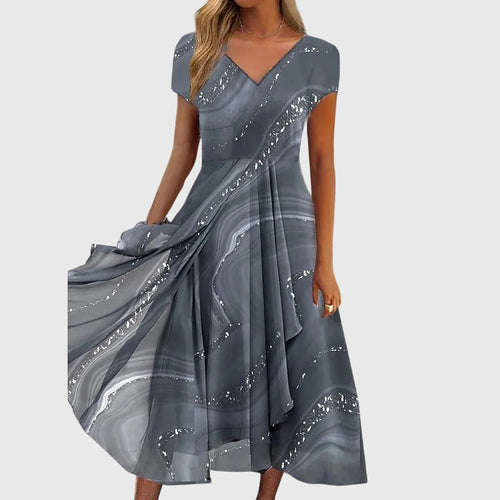 Aubrielle | Vestido midi fluido