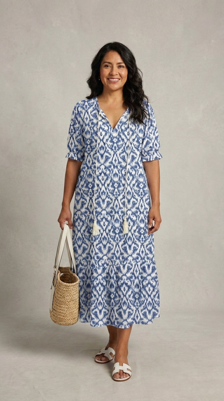 Sofia | Vestido Maxi Boho Vintage de Verano