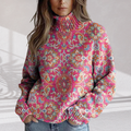 Florence | Cuello Vuelto de Punto Floral