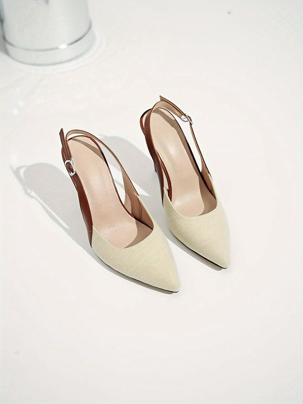 Amélie™ | Tacones Slingback en contraste
