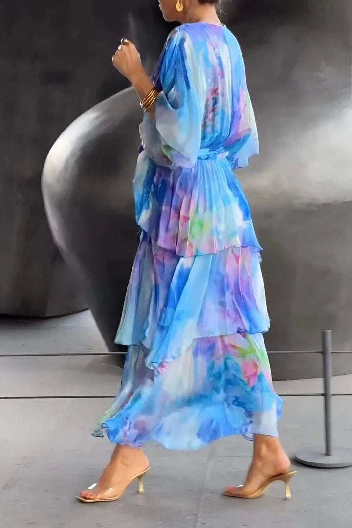 Cassia – Vestido elegante de chiffón