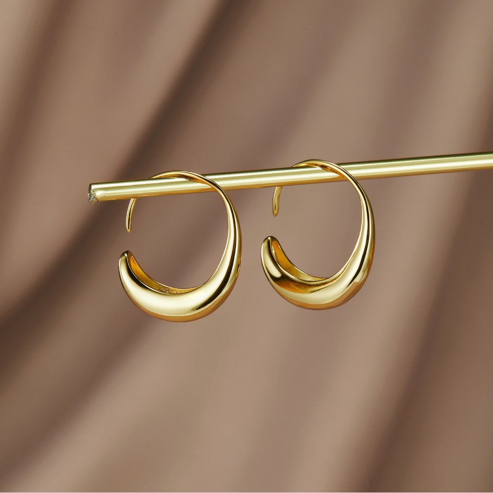Paola - Pendientes de Aros con Gotas