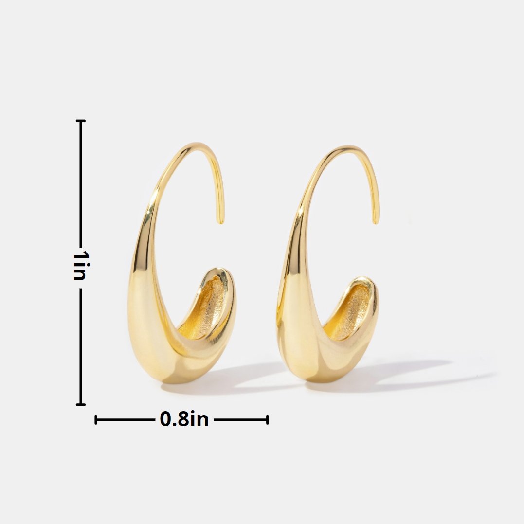Paola - Pendientes de Aros con Gotas