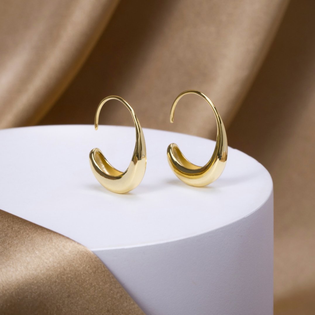 Paola - Pendientes de Aros con Gotas