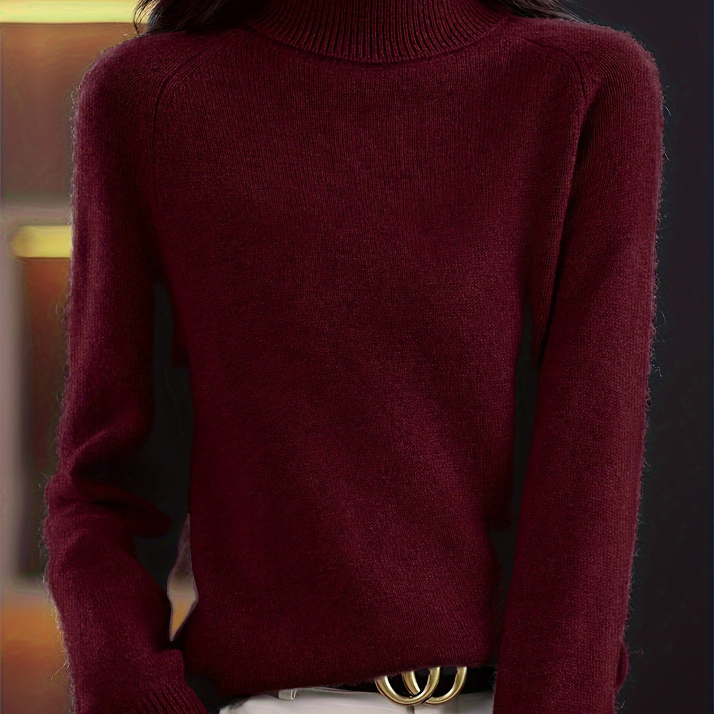 Aimée™ | Suéter de cuello alto atemporal