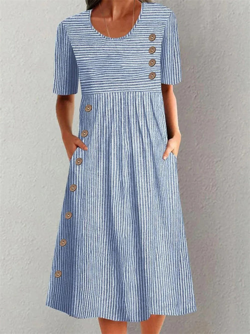Belle™ | Vestido de Verano a Rayas