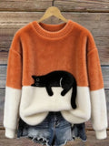 Luna | Sudadera con diseño de gato