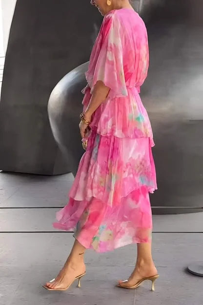 Cassia – Vestido elegante de chiffón