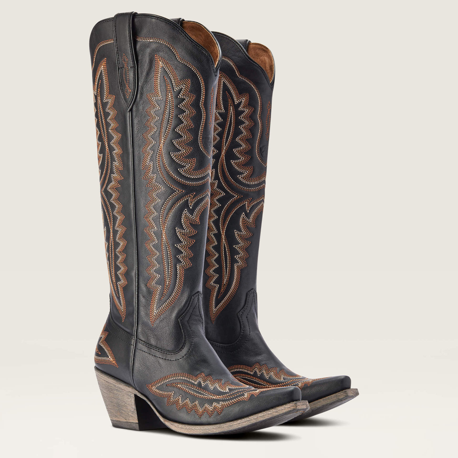 Conjuntos de vaquero Carter Ropa Botas Western de Puntera Puntiaguda Bordadas Vintage