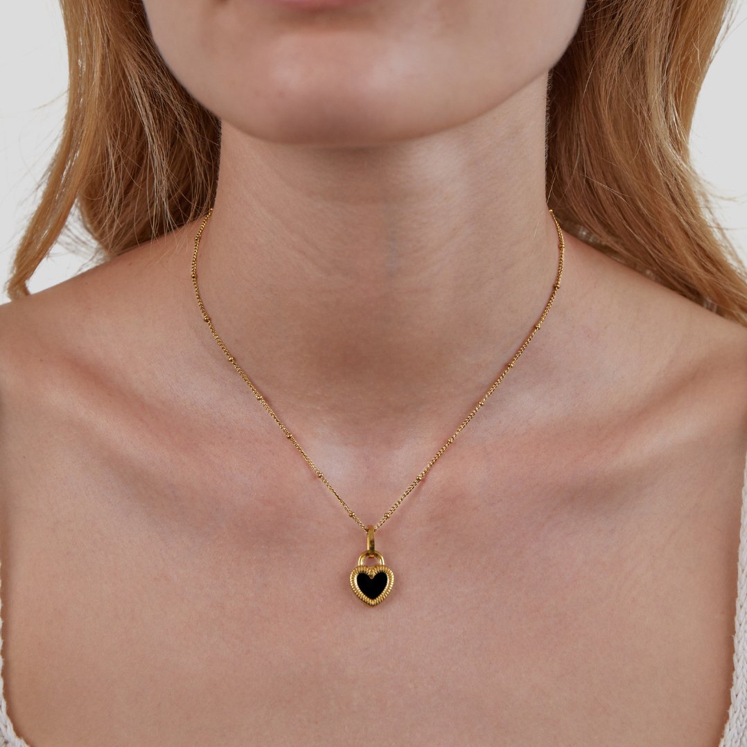 Ana Collar de corazón reversible