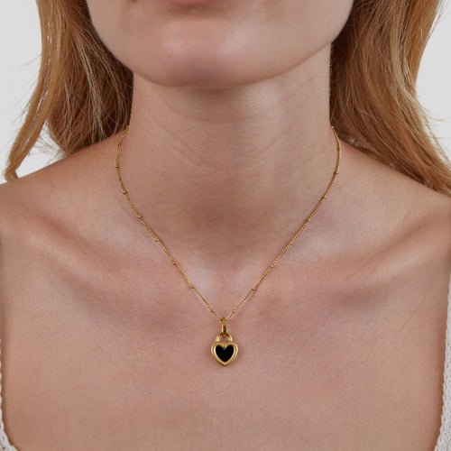 Ana Collar de corazón reversible