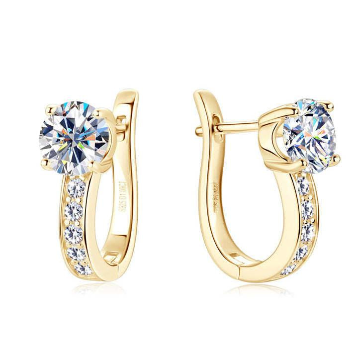 Channel Huggie | Pendientes | Dorado