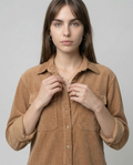 Madona| Vestido midi holgado de pana