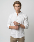 Camisa de lino transpirable