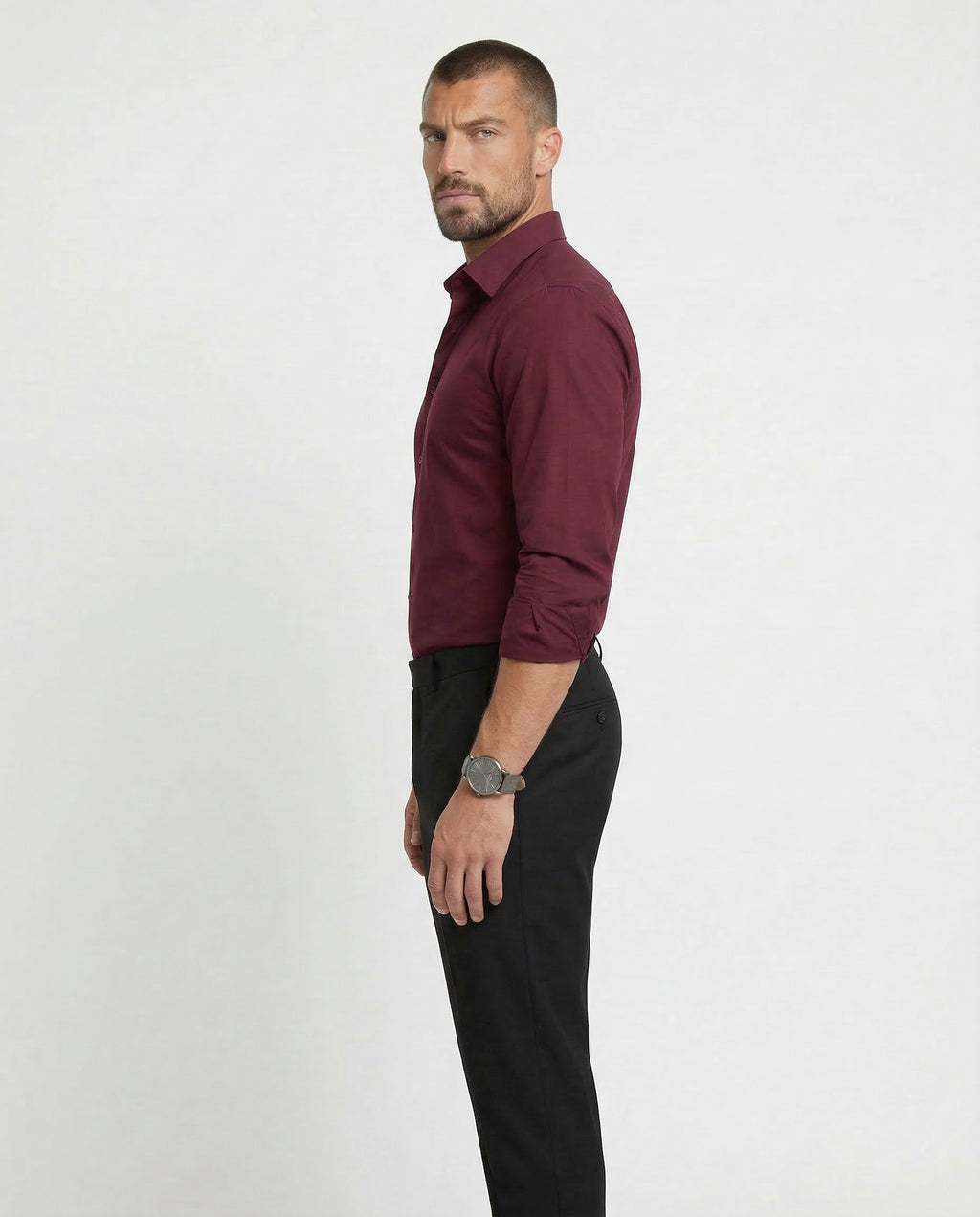 Mitchel™ | Camisa elástica sin arrugas para hombre