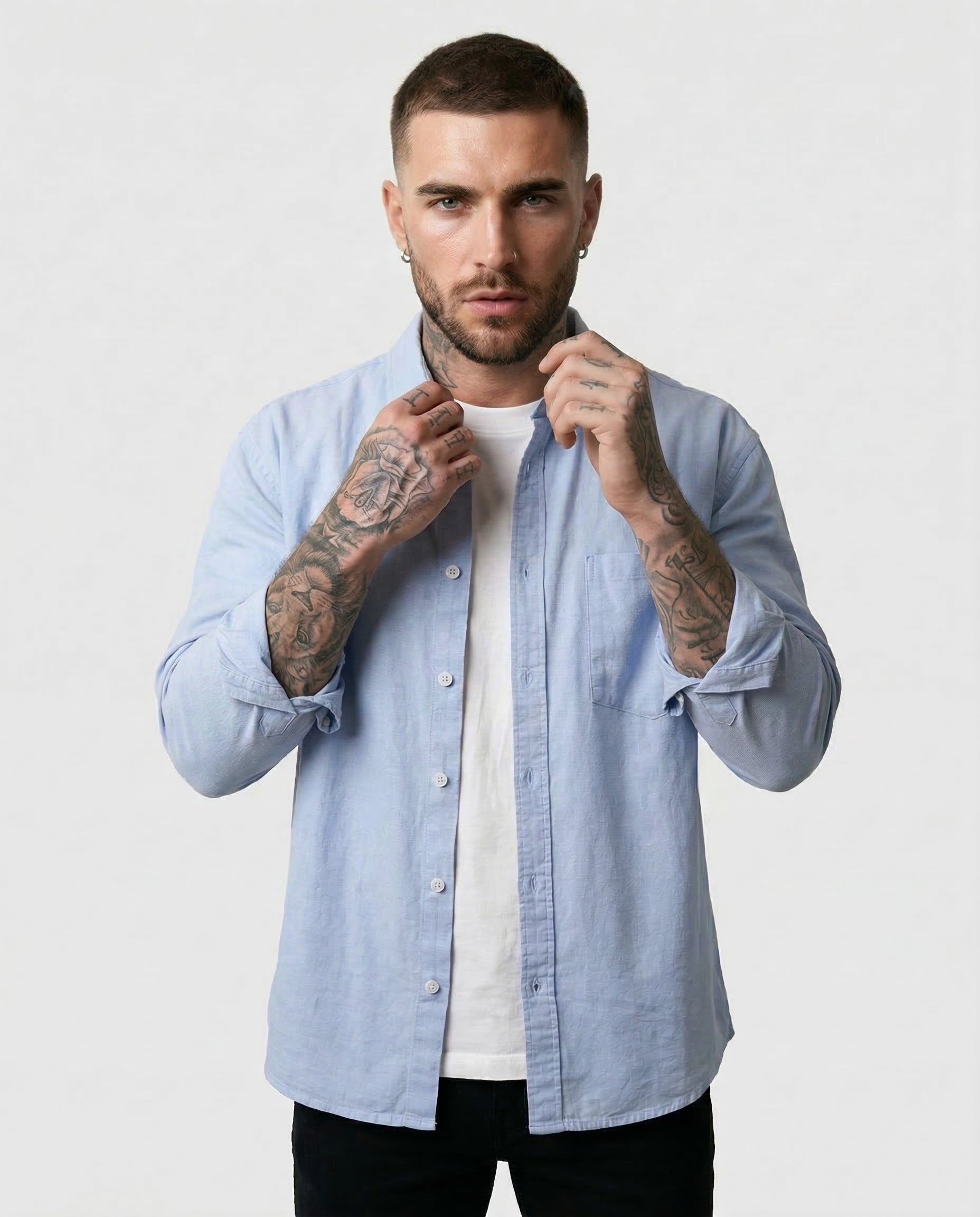 Camisa de lino Doha