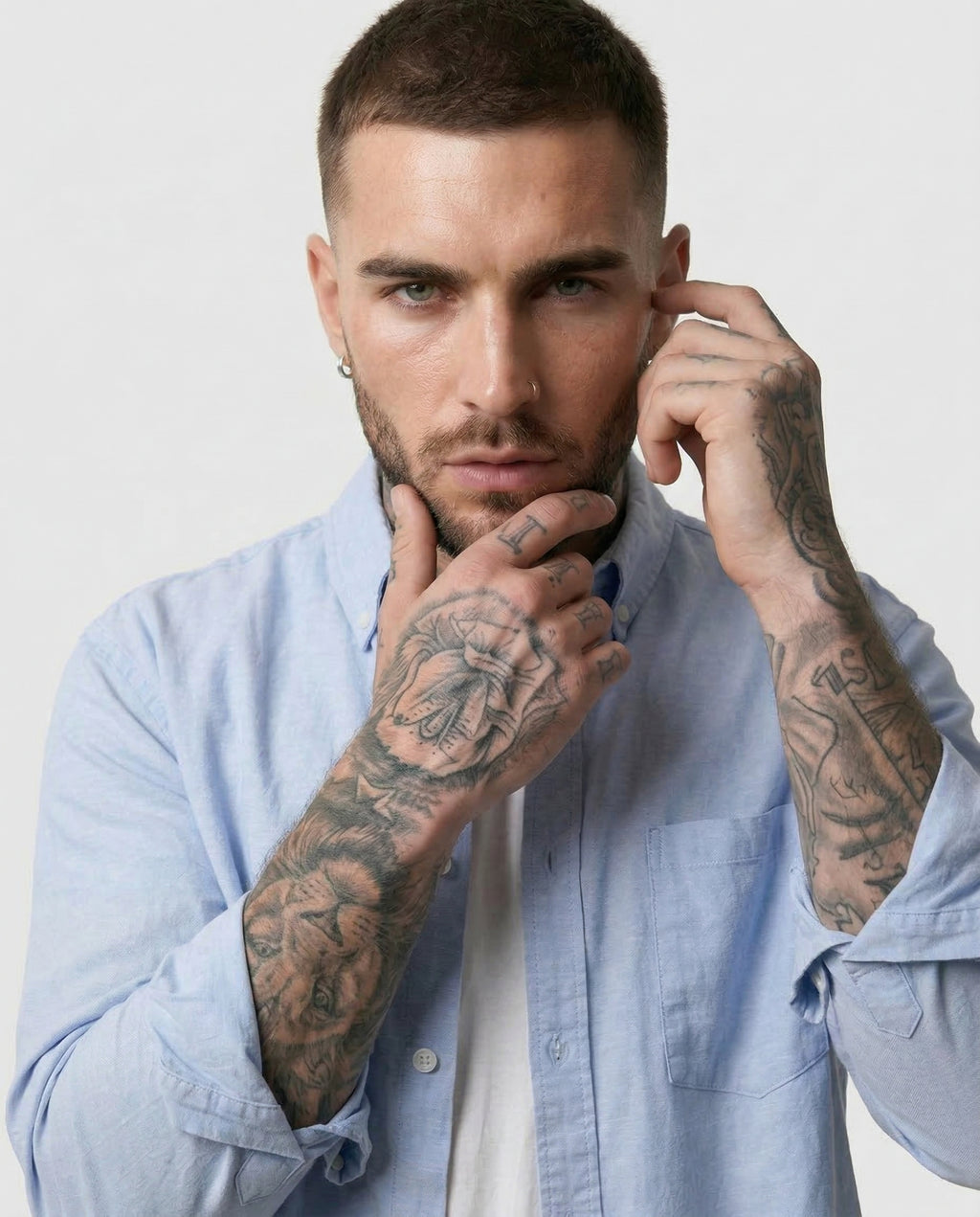 Camisa de lino Doha