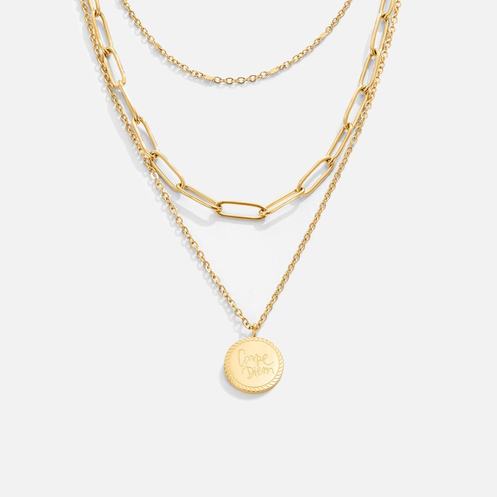Janie Coin Collar en Capas