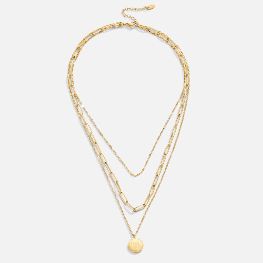 Janie Coin Collar en Capas