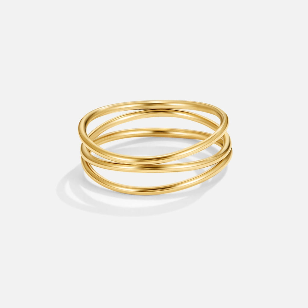 Bucle Infinito - Anillo de Oro