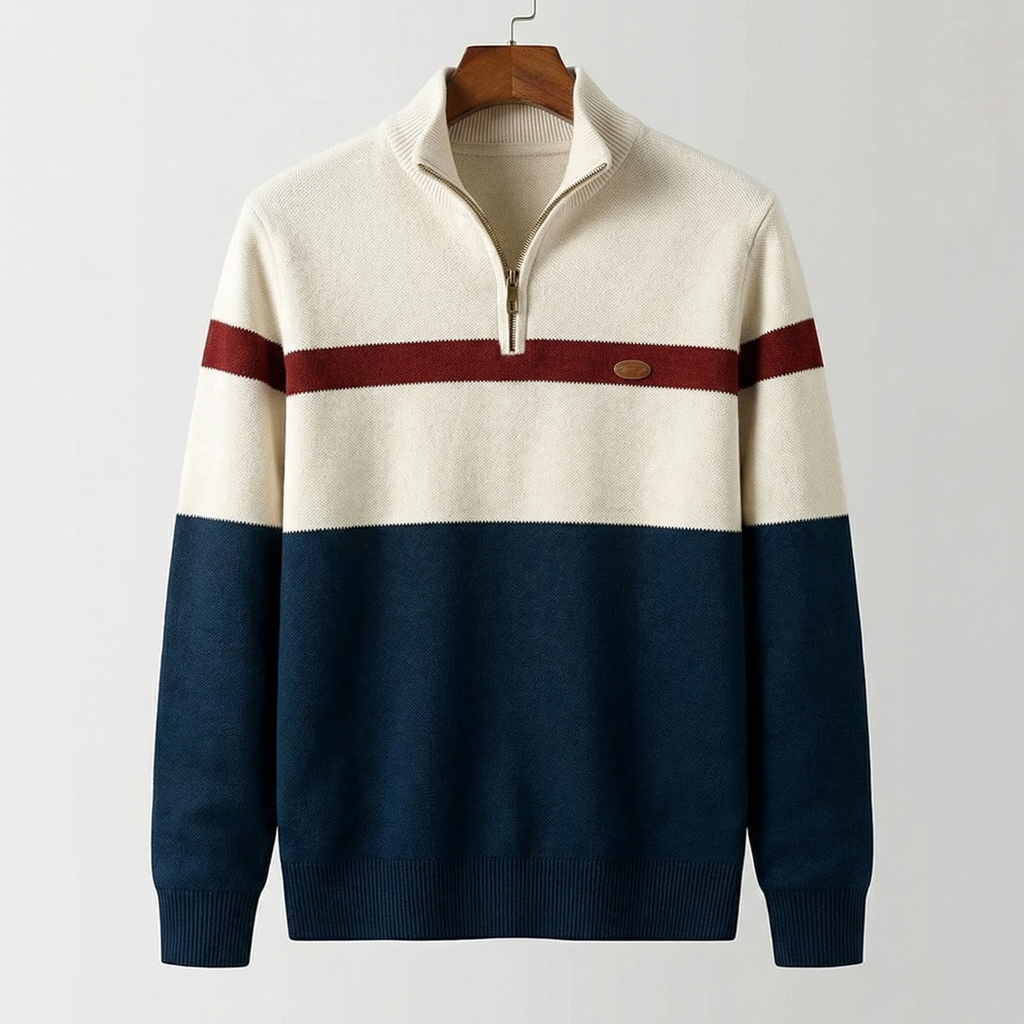 Elston Heritage – Sudadera con media cremallera