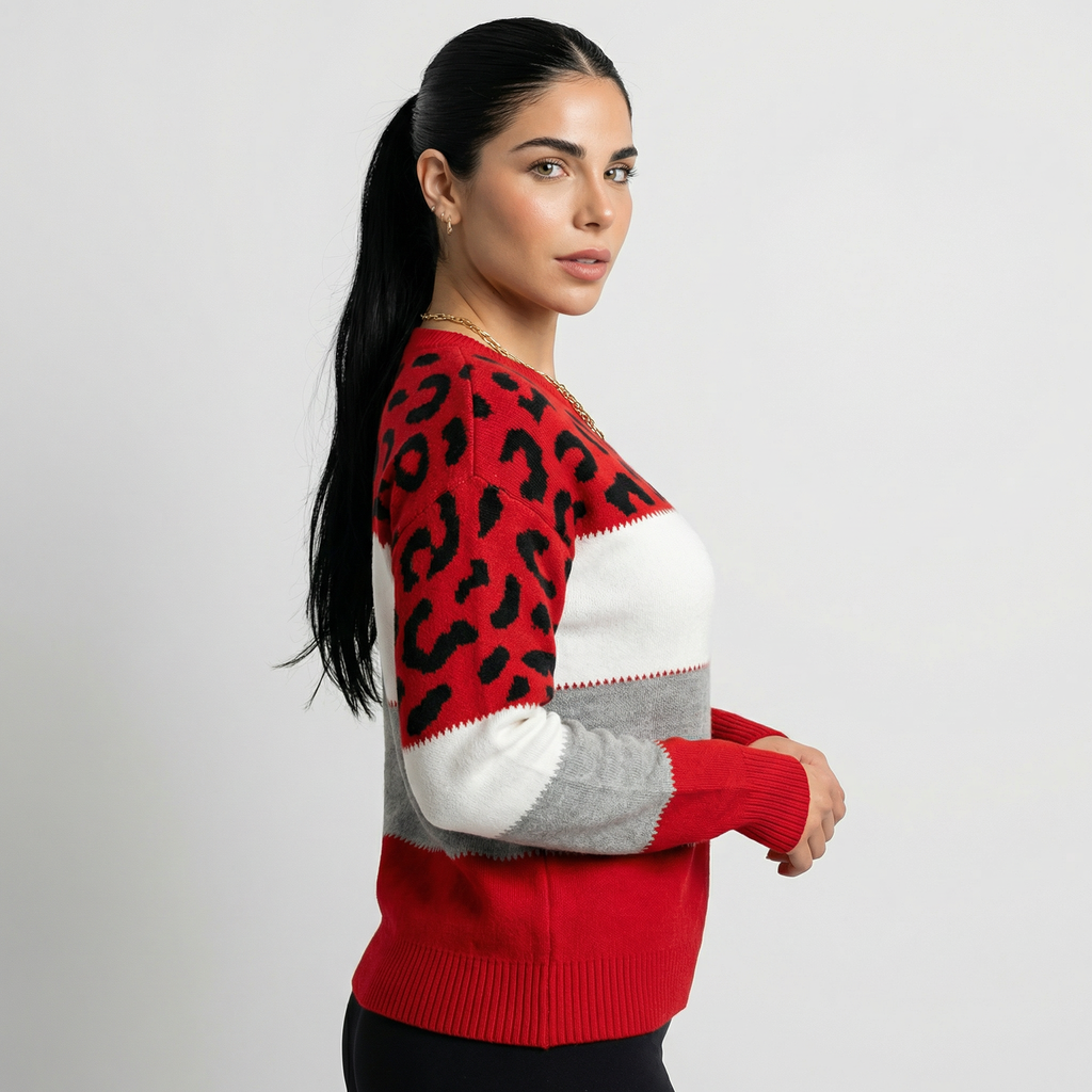 EVA | JERSEY LEOPARDO ELEGANTE