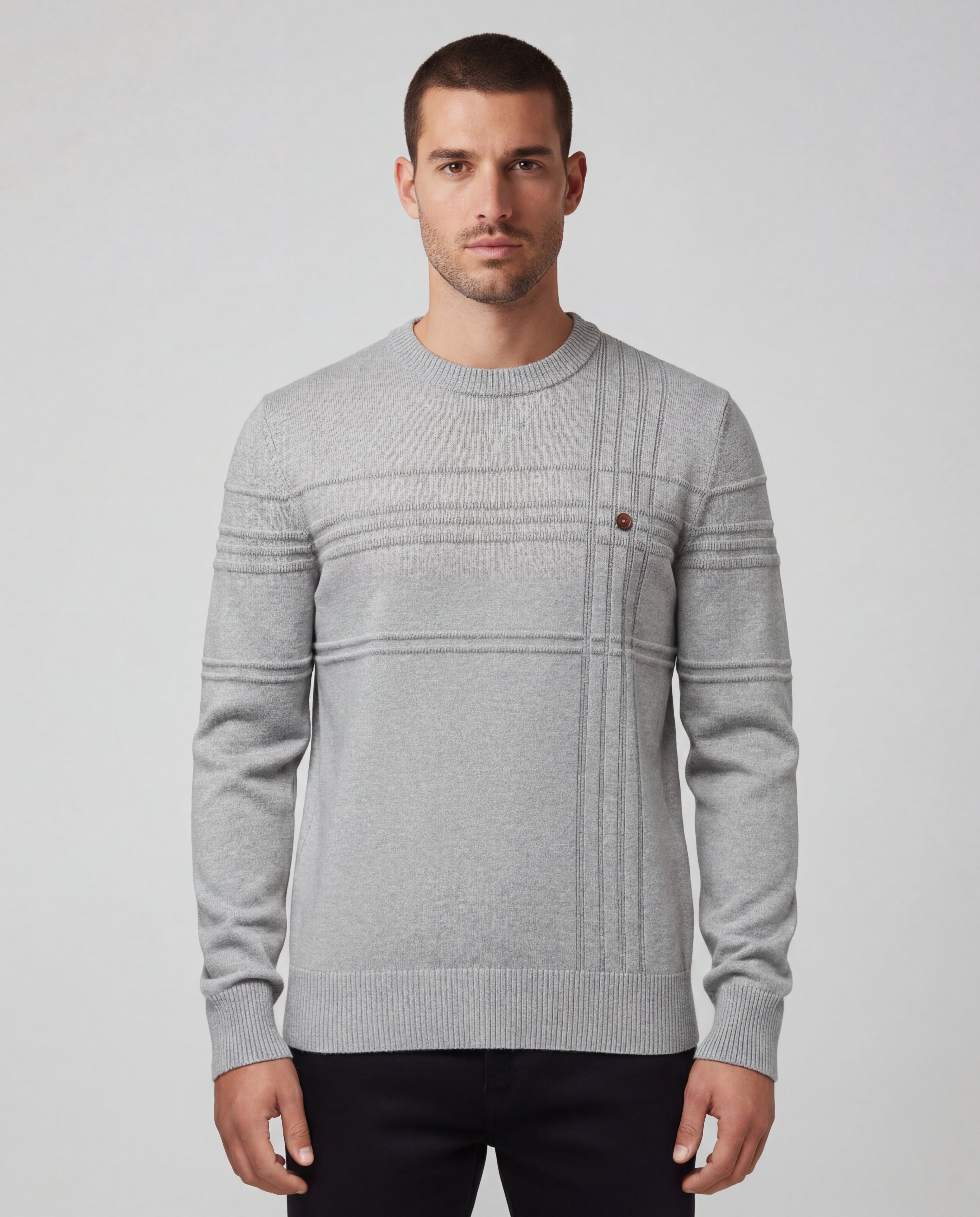 Massimo - Suéter Elegante con Diseño de Cuadros