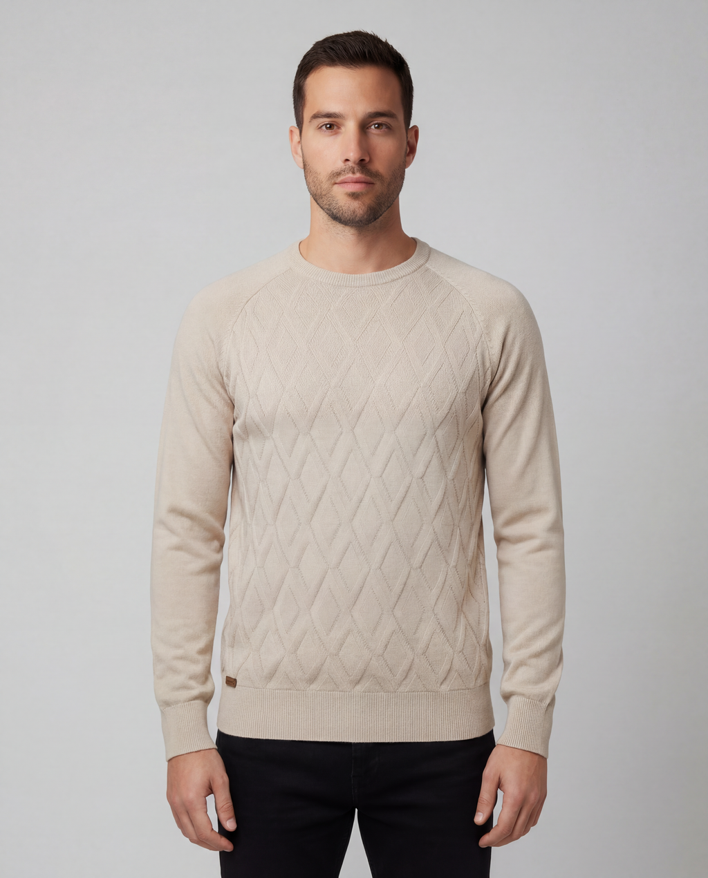 Nico - Suéter Elegante con Diseño de Rombos