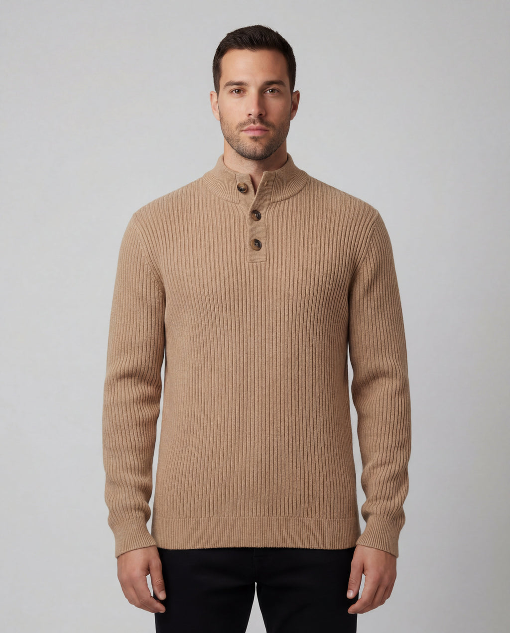 Mauro - Jersey Elegante con Botones