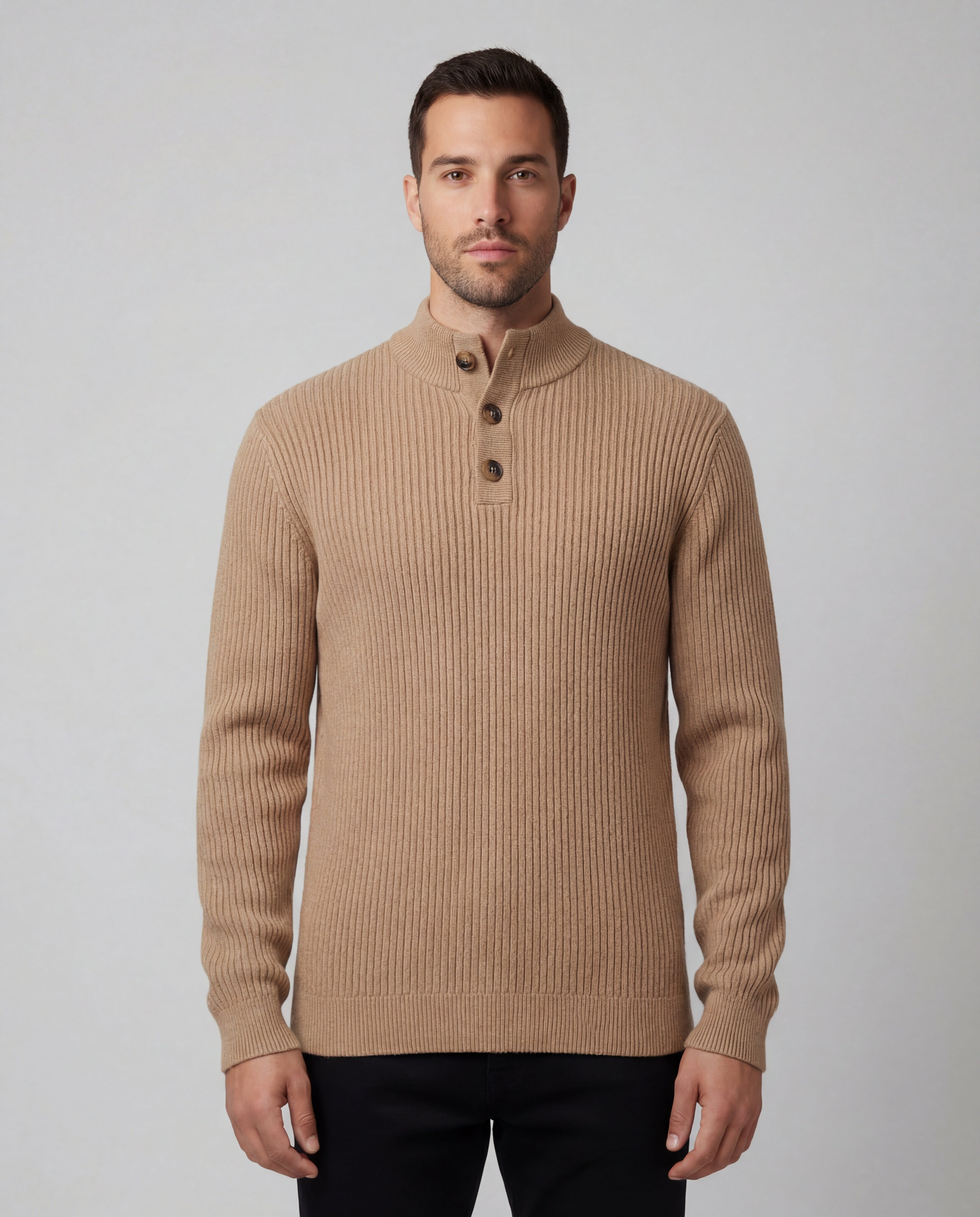 Mauro - Jersey Elegante con Botones