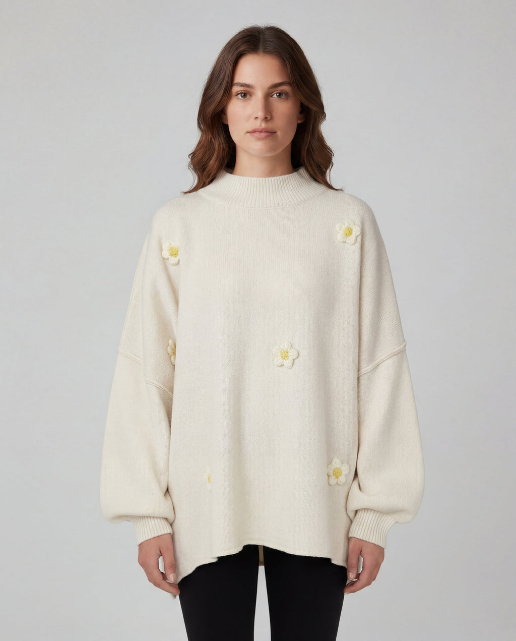 Luno - Sudadera Pullover con Flores