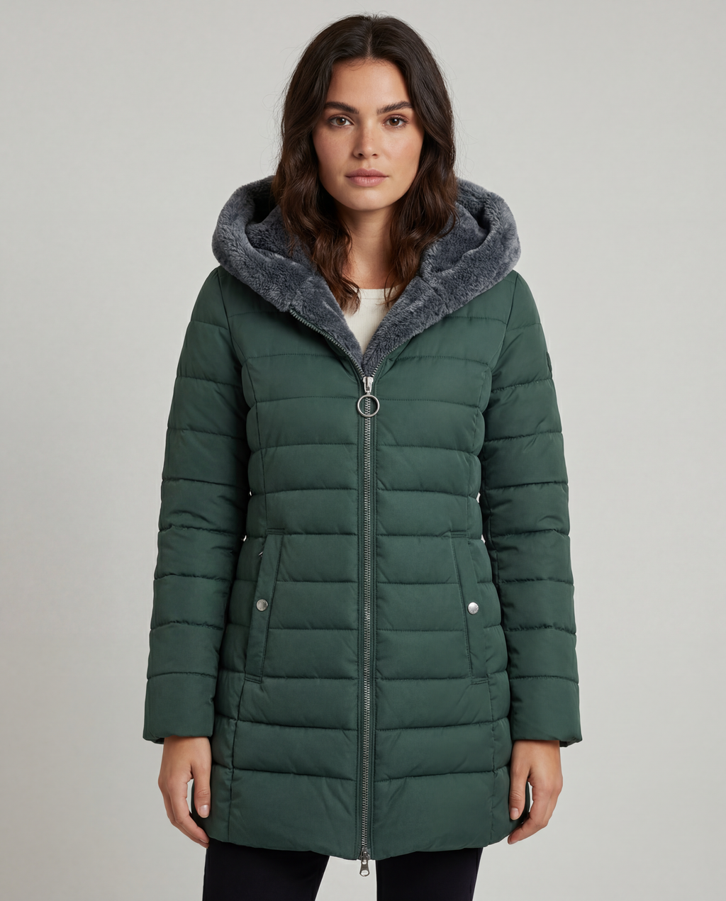 Olivia - Chaqueta de Invierno Acolchada