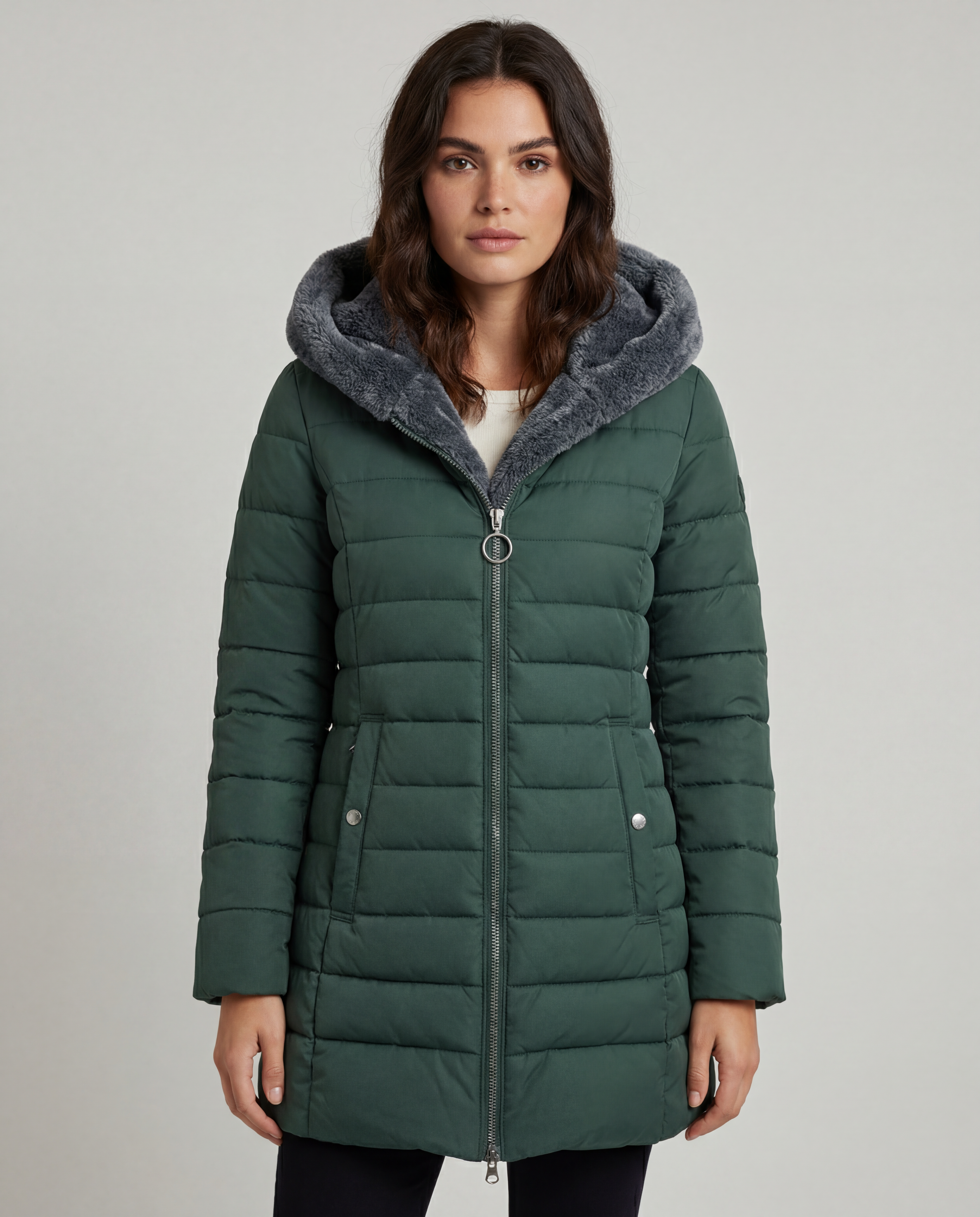Olivia - Chaqueta de Invierno Acolchada