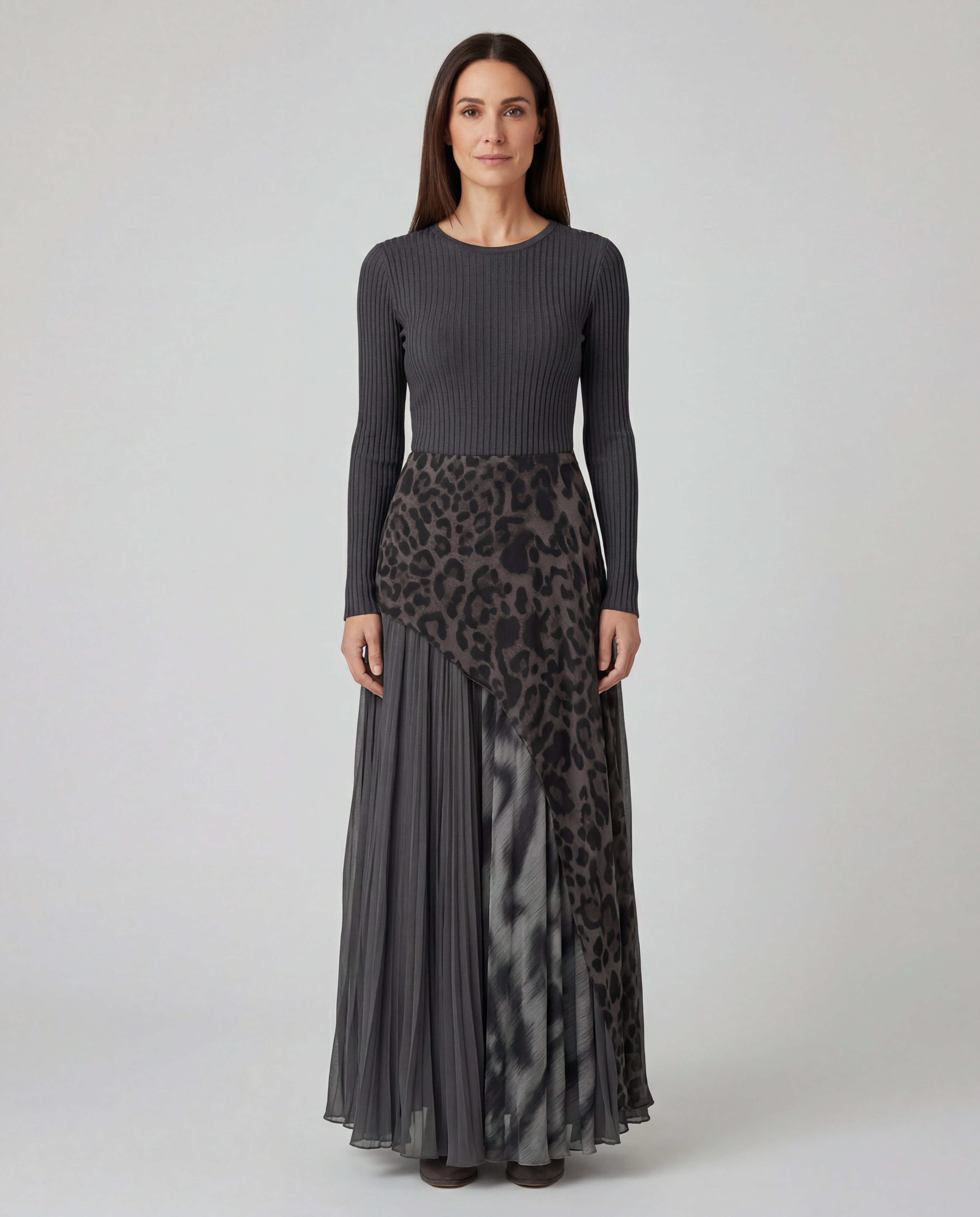 Clara - Vestido Largo Leopardo
