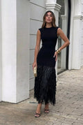 Ana | Vestido Largo De Flecos