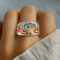 Anillo Vintage Bunter Zircón